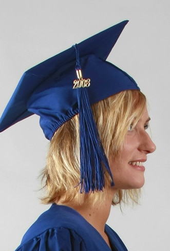 Coiffes et chapeaux pour toges de remises de diplôme, tenues sur-mesure